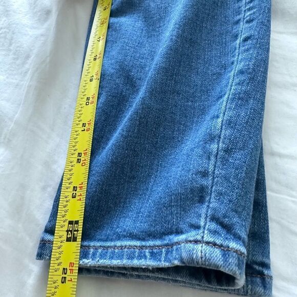Madewell 9 Inch High Rise Skinny Crop Jeans Delmar Wash Distressed Size 29 - Picture 8 of 15